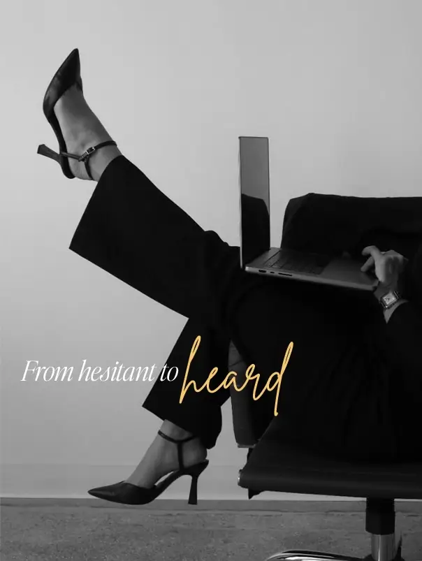 powerful woman in heels